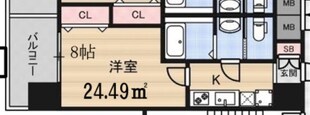 崇禅寺駅 徒歩8分 12階の物件間取画像